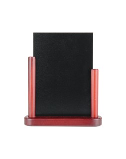 Pizarra negra liderpapel doble cara de madera con superficie para rotuladores tipo tiza 15x21cm