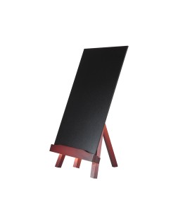 Pizarra negra liderpapel caballete de madera con superficie para rotuladores tipo tiza 22x35cm