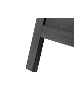 Pizarra negra liderpapel caballete doble cara de madera con superficie para rotuladores tipo tiza 55x85 cm