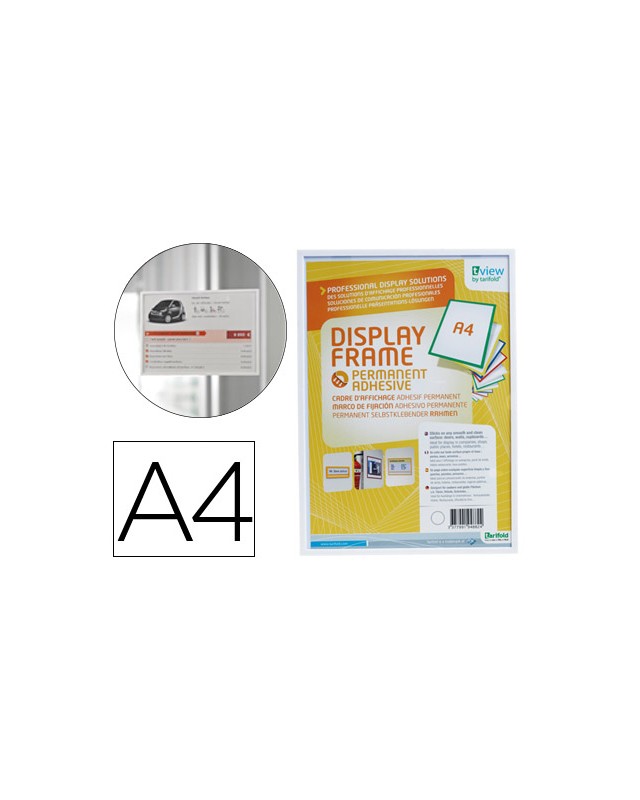 Funda para colgar djois din a4 adhesiva blanco