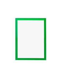 Marco porta anuncios liderpapel magnetico din a4 dorso adhesivo removible color verde