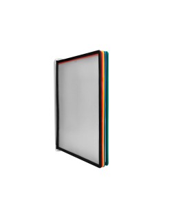Portacatalogo de pared plastico liderpapel con 10 fundas din a4 colores surtidos