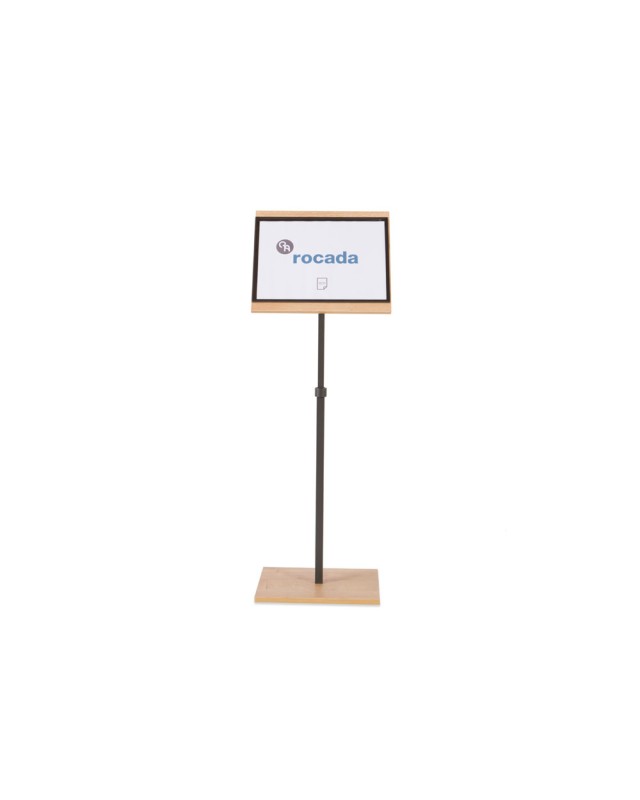 Expositor rocada de suelo serie natural magnetico rotativo 360 altura ajustable din a3