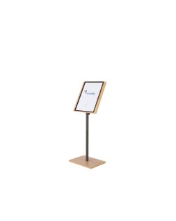 Expositor rocada de suelo serie natural magnetico rotativo 360 altura ajustable din a3