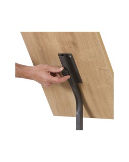 Expositor rocada de suelo serie natural magnetico rotativo 360 altura ajustable din a3