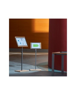 Expositor rocada de suelo serie natural magnetico rotativo 360 altura ajustable din a3