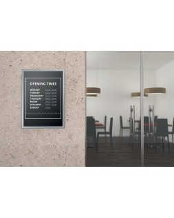 Marco porta anuncios nobo impression pro din a3 marco de clip aluminio 320x17x445 mm