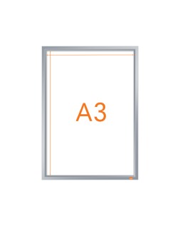 Marco porta anuncios nobo impression pro din a3 marco de clip aluminio 320x17x445 mm