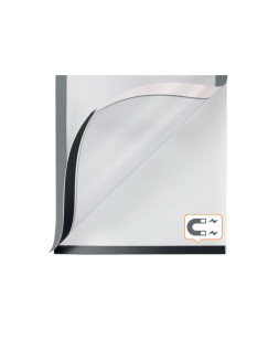 Marco porta anuncios nobo din a4 marco magnetico autoadhesivo color plata pack de 2 unidades