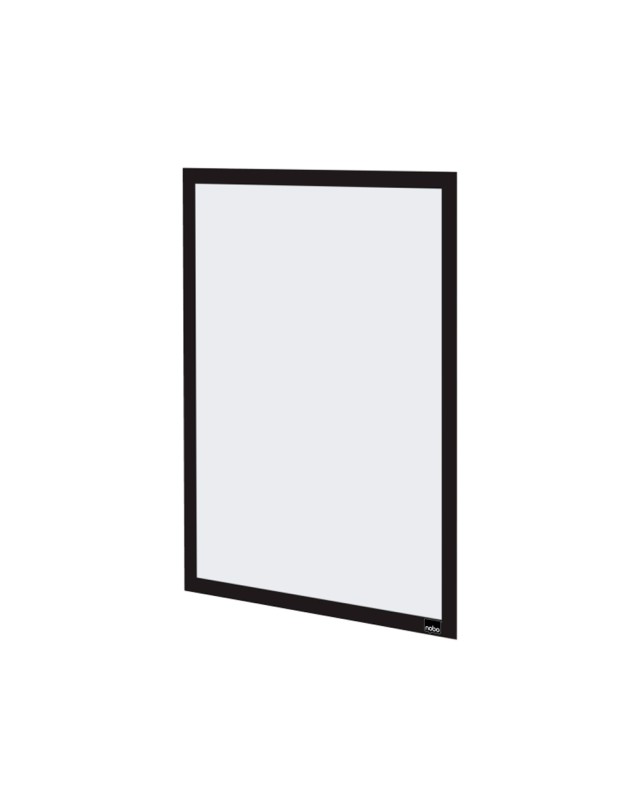Marco porta anuncios nobo din a3 marco magnetico autoadhesivo color negro pack de 2 unidades
