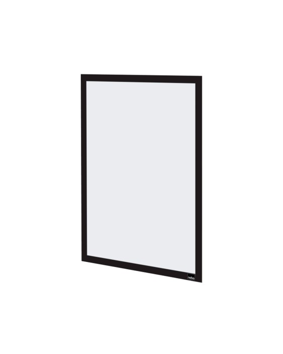 Marco porta anuncios nobo din a3 marco magnetico autoadhesivo color negro pack de 2 unidades