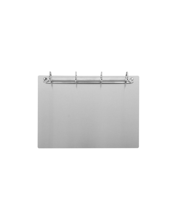 Soporte metalico magnetico djois aluminio 4 anillas 30 mm din a4 horizontal