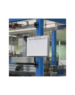 Soporte metalico magnetico djois aluminio 4 anillas 30 mm din a4 horizontal