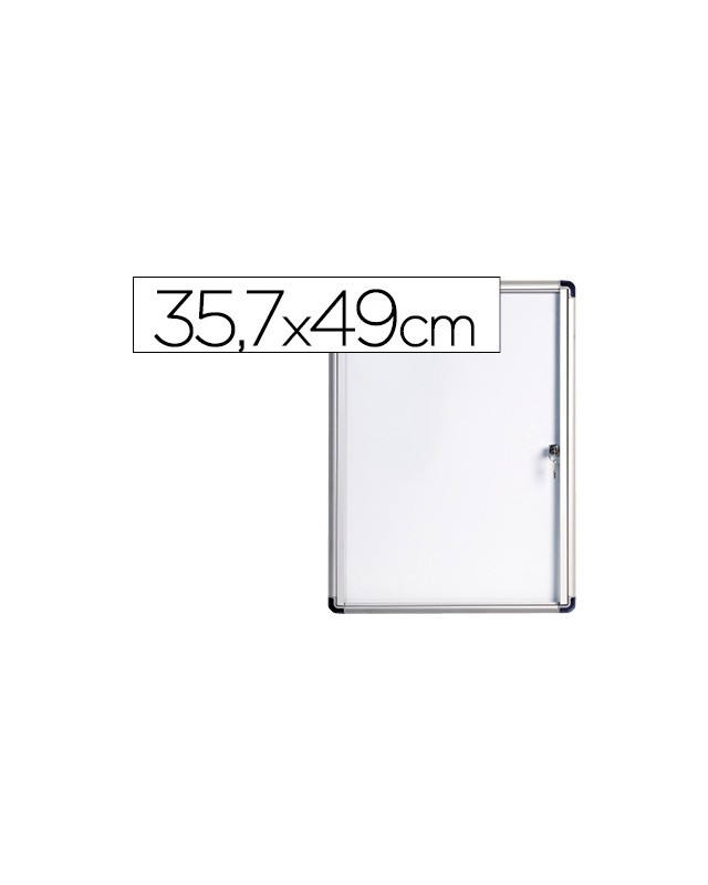 Vitrina de anuncios bi-office fondo magnetico extraplana de interior 357x490 mm