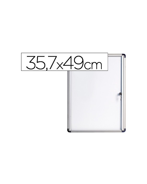 Vitrina de anuncios bi-office fondo magnetico extraplana de interior 357x490 mm