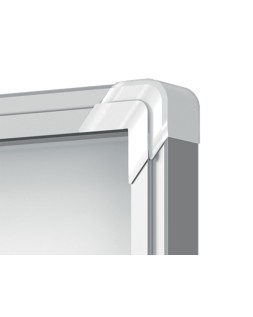 Vitrina de anuncios nobo premium plus magnetica con puerta corredera 8 x din a4 689x972x54 mm