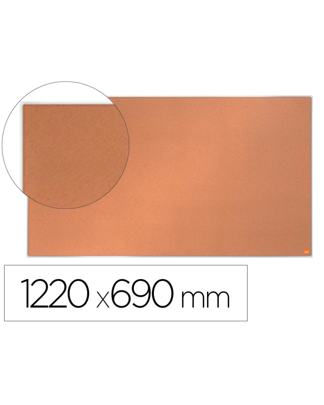 Tablero de anuncios nobo impression pro corcho formato panoramico 55" 1220x690 mm