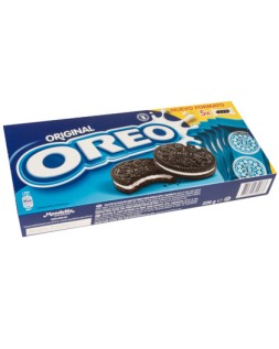 Galleta oreo original caja de 5 paquetes de 4 unidades 220 g