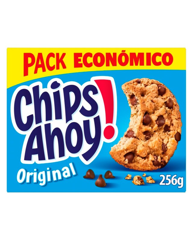 Galleta chips ahoy paquete de 128 g caja de 2 unidades