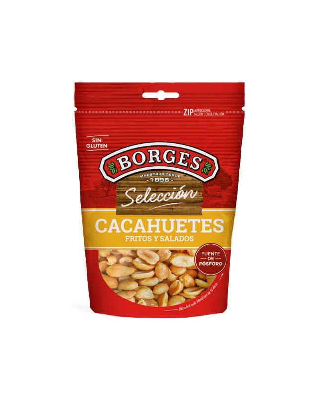 Cacahuete borges frito/salado bolsa de 100 g