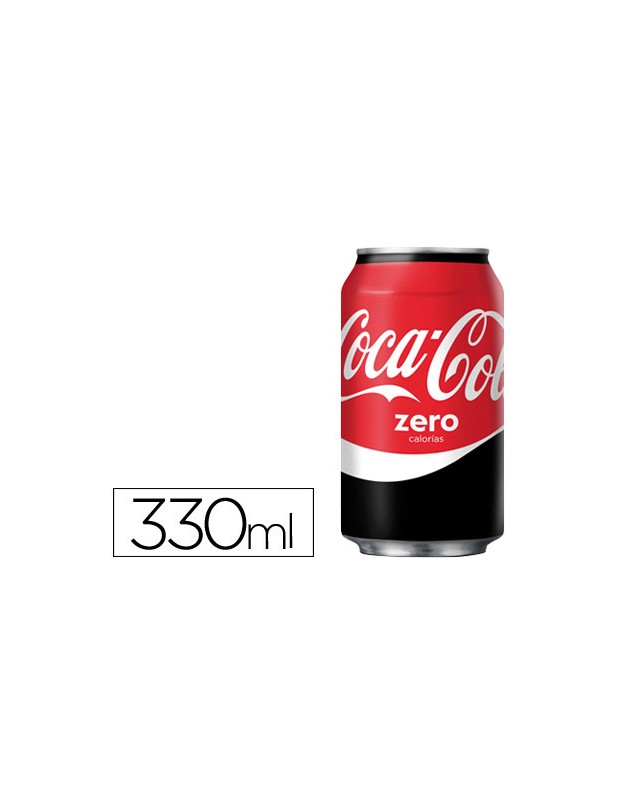 Refresco coca-cola zero lata 330 ml
