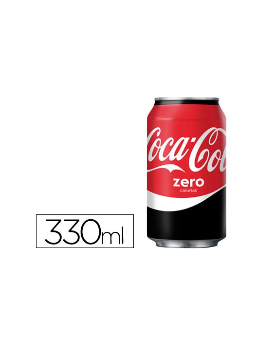 Refresco coca-cola zero lata 330 ml