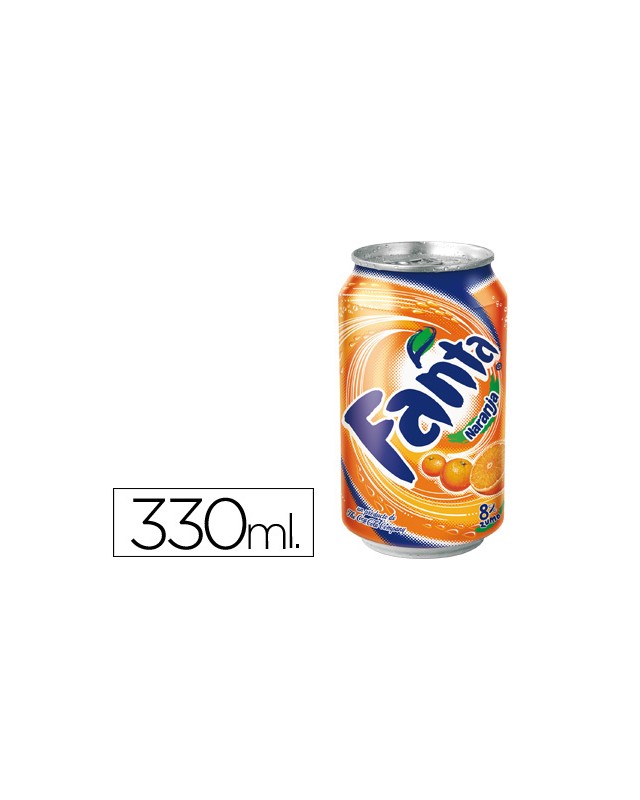Refresco fanta naranja lata 330 ml