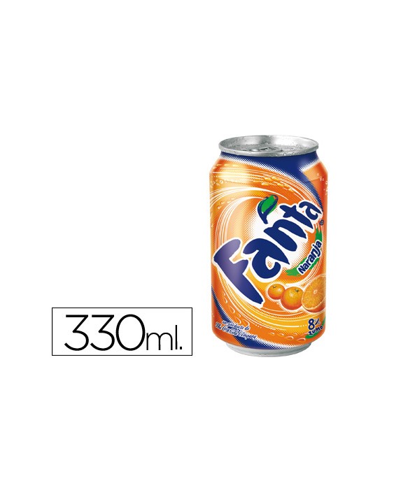 Refresco fanta naranja lata 330 ml