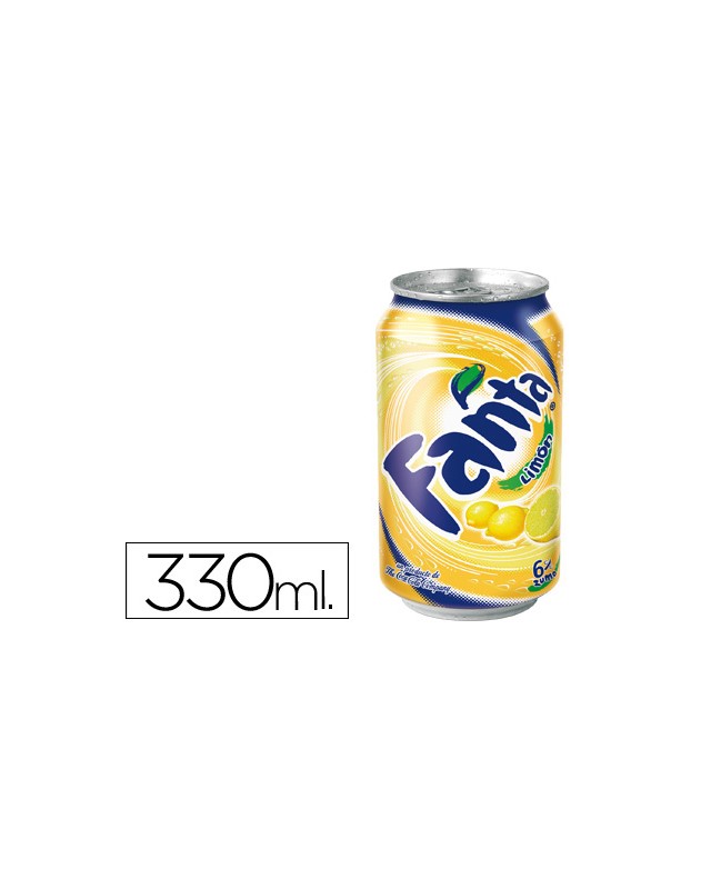 Refresco fanta limon lata 330 ml