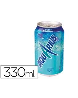 Bebida isotonica aquarius limon lata 330 ml
