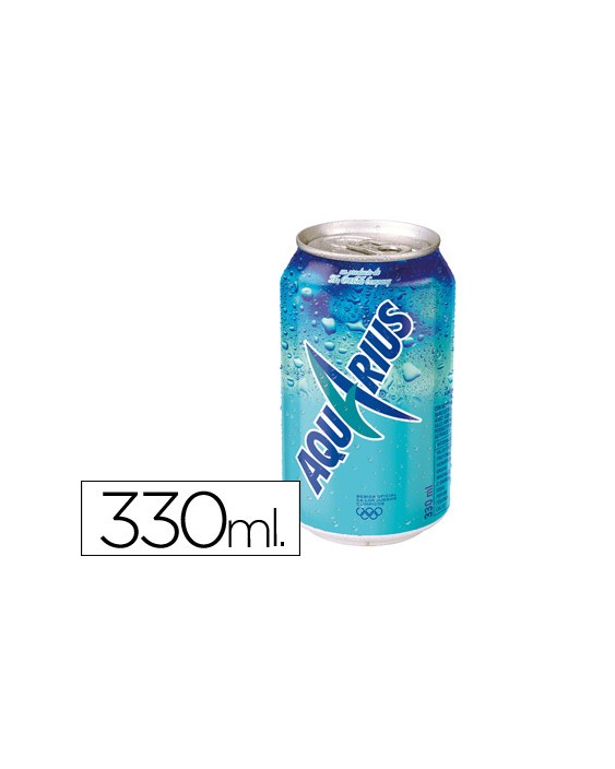 Bebida isotonica aquarius limon lata 330 ml