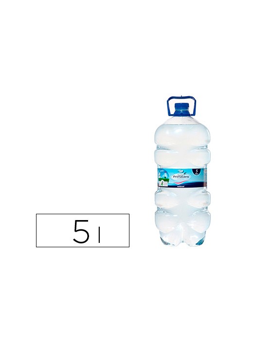Agua mineral natural fuente primavera garrafa de 5 l