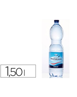 Agua mineral natural fuente primavera botella de 1,5 l