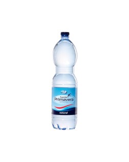 Agua mineral natural fuente primavera botella de 1,5 l