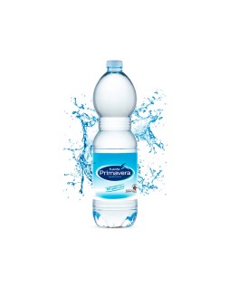 Agua mineral natural fuente primavera botella de 1,5 l