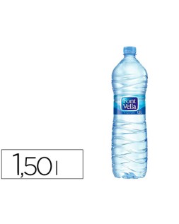 Agua mineral natural font vella botella sant hilari 1,5 l