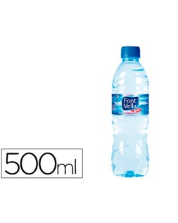 Agua mineral natural font vella sant hilari 500 ml