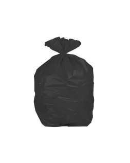 Bolsa basura domestica negra 54x60 galga 100 rollo de 25 unidades