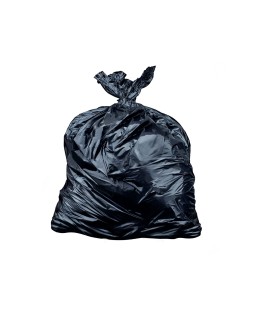 Bolsa basura industrial biznaga negra 85x105cm galga 120 rollo de 10 unidades