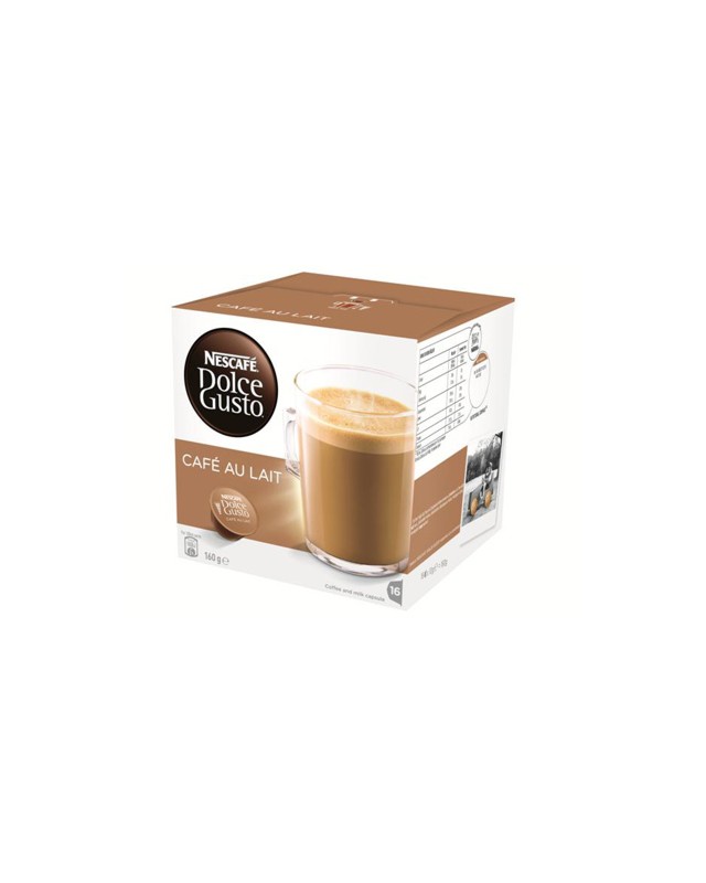Cafe dolce gusto cafe con leche monodosis caja de 16 unidades