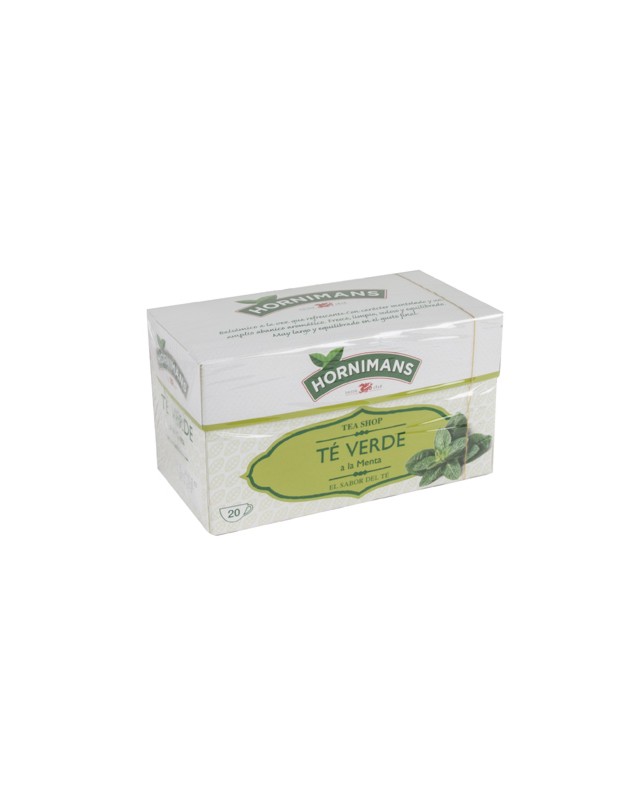 Te verde hornimans a la menta caja de 20 bolsas