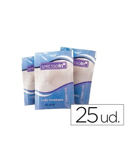Leche en polvo spressoin sobre de 5 g envase de 25 unidades
