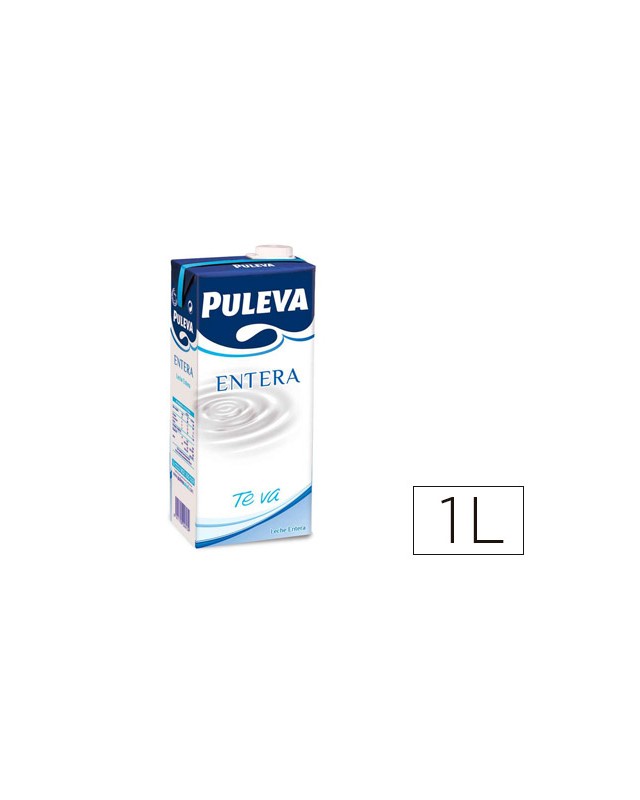 Leche puleva entera brik de 1 litro