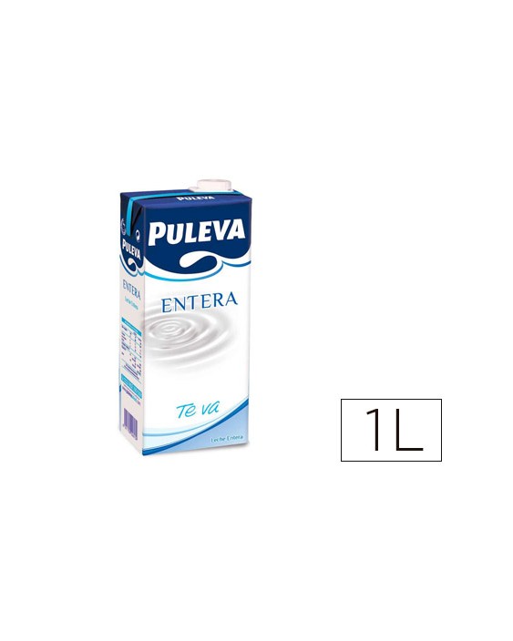 Leche puleva entera brik de 1 litro