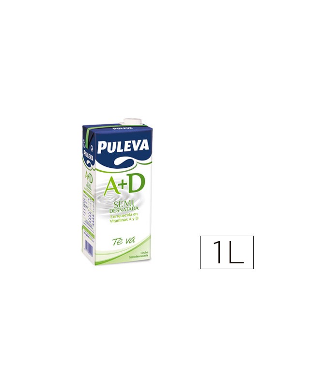 Leche puleva semidesnatada brik de 1 litro
