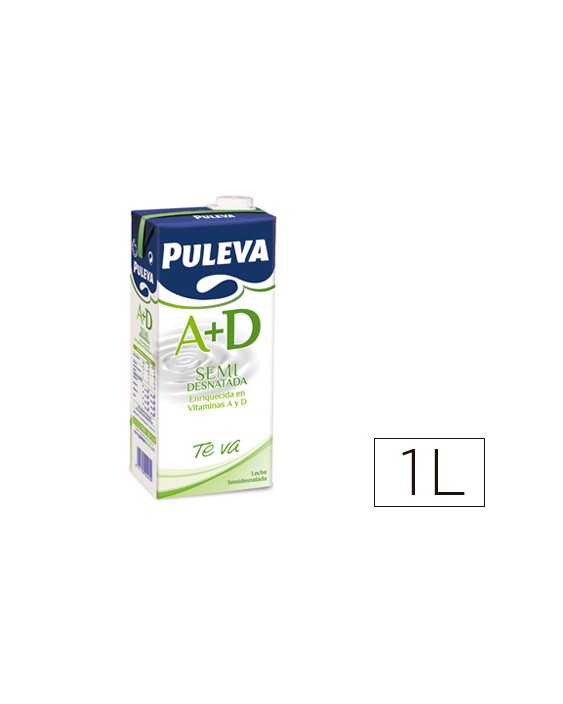 Leche puleva semidesnatada brik de 1 litro
