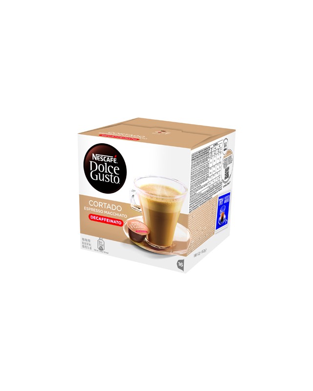 Cafe dolce gusto cortado descafeinado caja monodosis de 16 unidades
