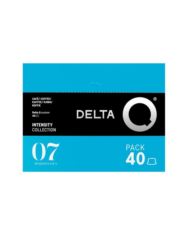 Cafe delta q descafeinado capsulas xl monodosis intensidad 7
