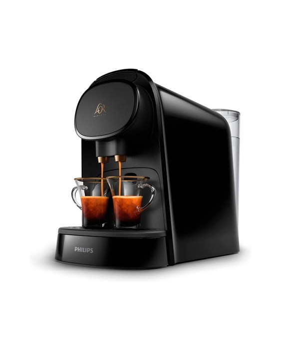 Cafetera de capsulas philips barista 19 bares 1450w 1l doble espresso compatible con capsulas l'or y nespresso
