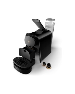 Cafetera de capsulas philips barista 19 bares 1450w 1l doble espresso compatible con capsulas l'or y nespresso